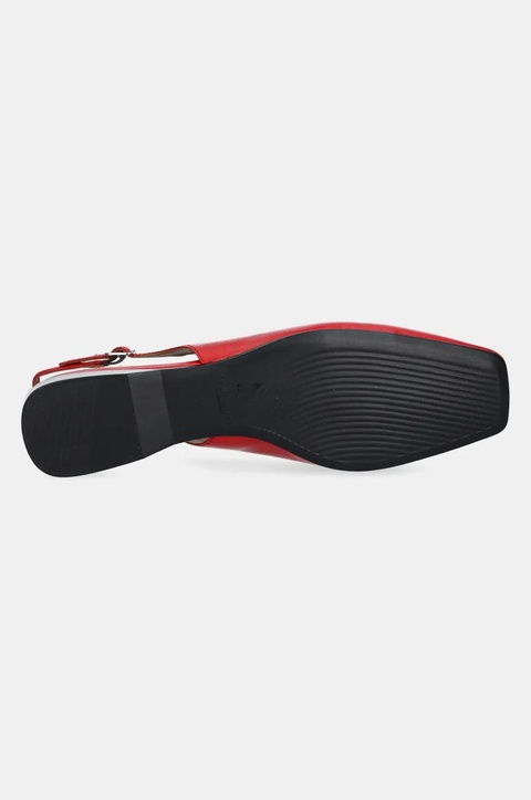 Vagabond Shoemakers baleriny skórzane DELIA kolor czerwony 5907-201-48 - zdjęcie produktu nr 2