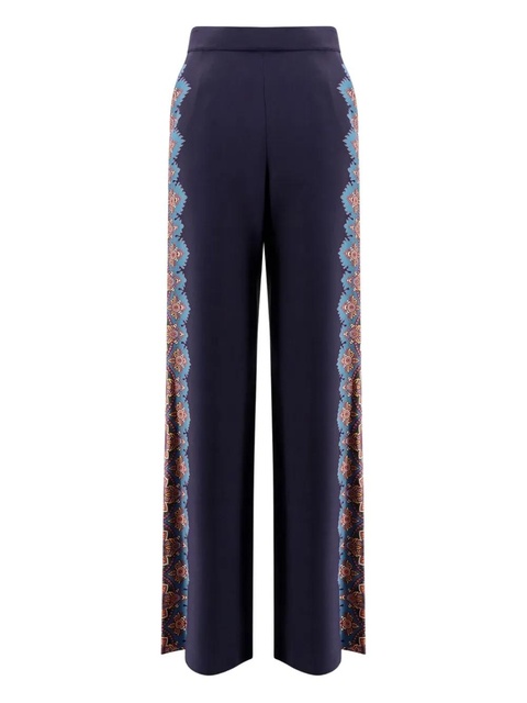 ETRO paisley-print side-panel trousers - Blue - zdjęcie produktu nr 2