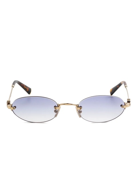 Miu Miu Eyewear oval-frame sunglasses - Gold - zdjęcie produktu nr 2