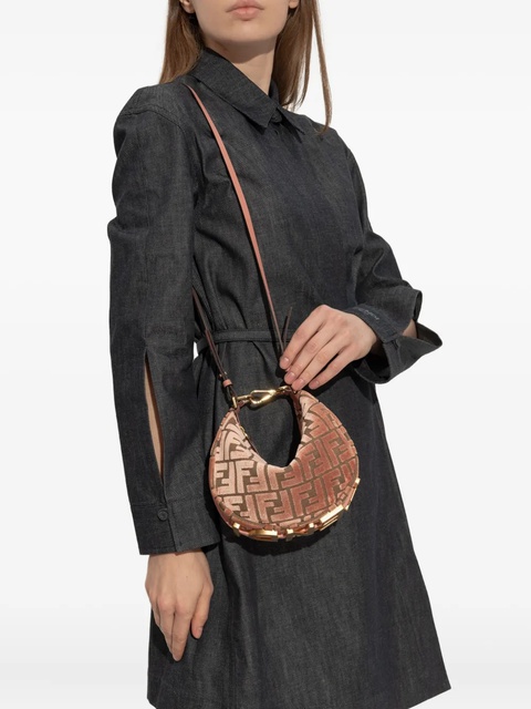 FENDI mini Fendigraphy shoulder bag - Pink - zdjęcie produktu nr 2