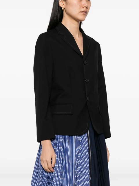 Marni single breasted tailored blazer - Black - zdjęcie produktu nr 2