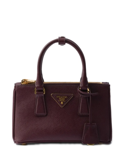 Prada Galleria Saffiano-leather top-handle mini bag - Red - zdjęcie produktu nr 1