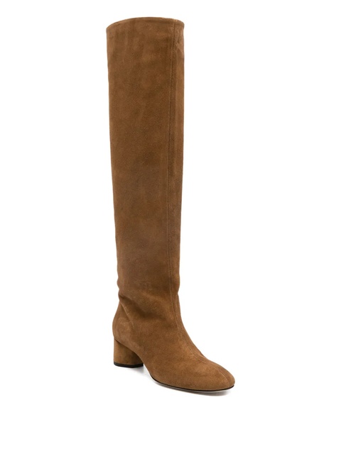 Aeyde suede knee-high boots - Brown - zdjęcie produktu nr 2