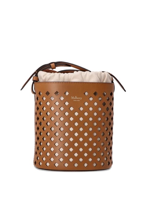 Mulberry Perfurated Bucket leather bag - Brown - zdjęcie produktu nr 1