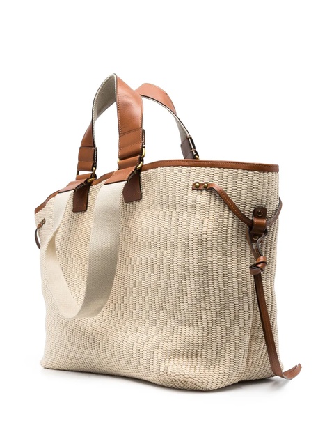 ISABEL MARANT Wardy interwoven-design tote bag - Neutrals - zdjęcie produktu nr 2