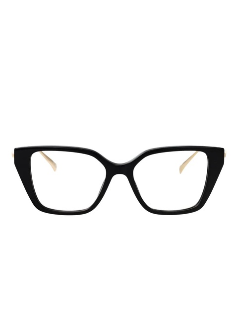 Gucci Eyewear pearl-embellished cat-eye frame glasses - Black - zdjęcie produktu nr 1