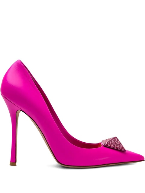 Valentino Garavani pyramid stud-embellishment pumps - Pink - zdjęcie produktu nr 1