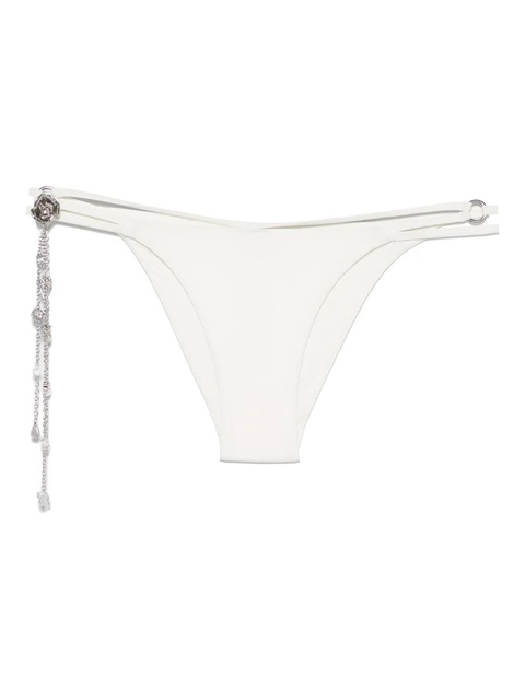 Blumarine floral-charm bikini bottom - White - zdjęcie produktu nr 1