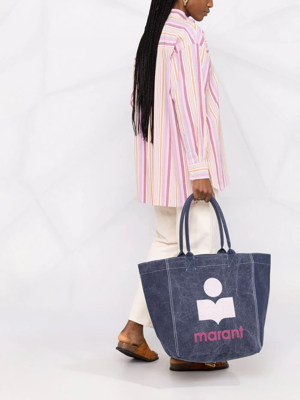 Isabel Marant Yenky tote bag - Blue za 647,00 PLN na