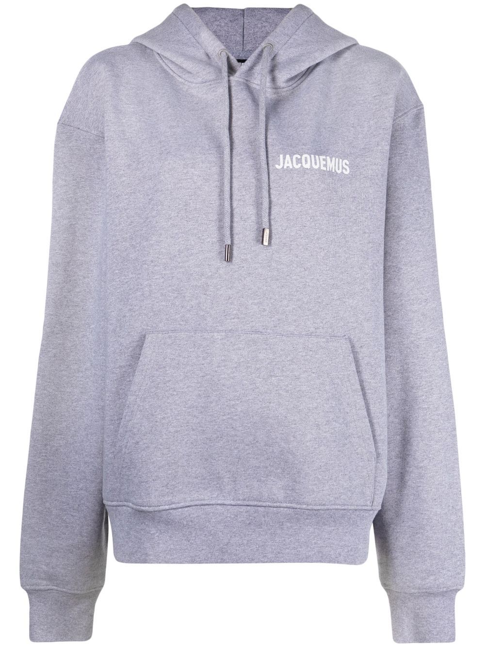 ★【Jacquemus】★Le Sweatshirt Printed Logo Hoodie Gre.y★ Jacquemus - Le Sweatshirt Jacquemus Hoodie | HBX - Globally