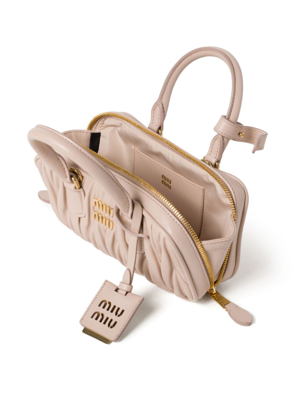 ☆大人気ライン 国内発送☆ miu miu ARCADIE MATELASSE MINI BAG Black Arcadie Matelassé Nappa Leather Mini-bag | Miu Miu