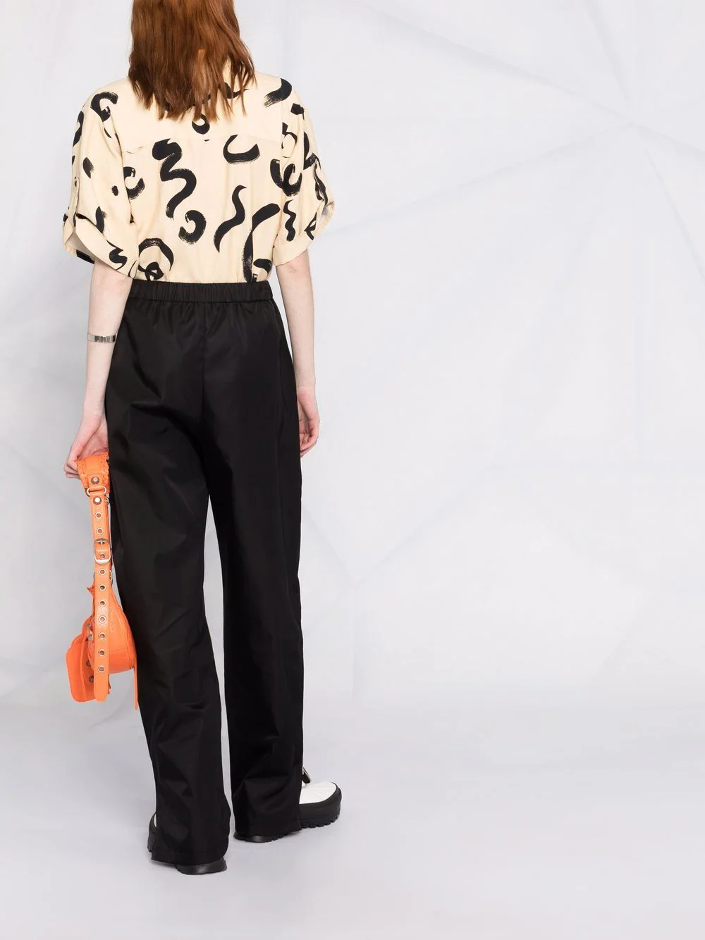Prada Re-Nylon high-waisted track pants - Black za 5 192,00