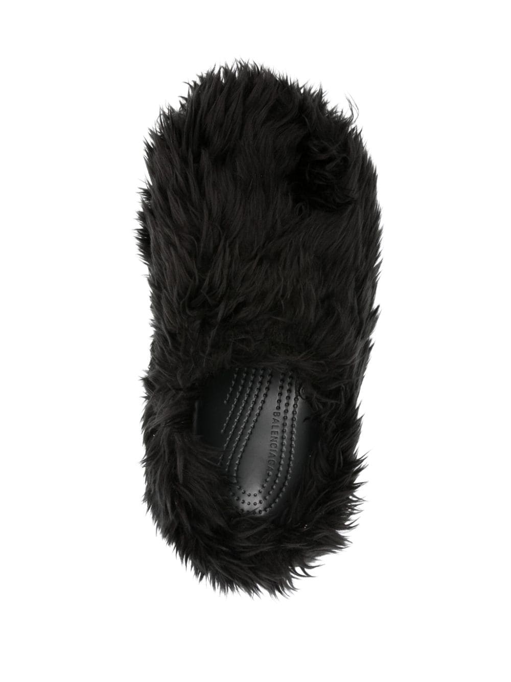 【BALENCIAGA】Crocs Fake Fur Mules Black WMNS) Balenciaga Crocs Mules 'Black Fake Fur on Rubber