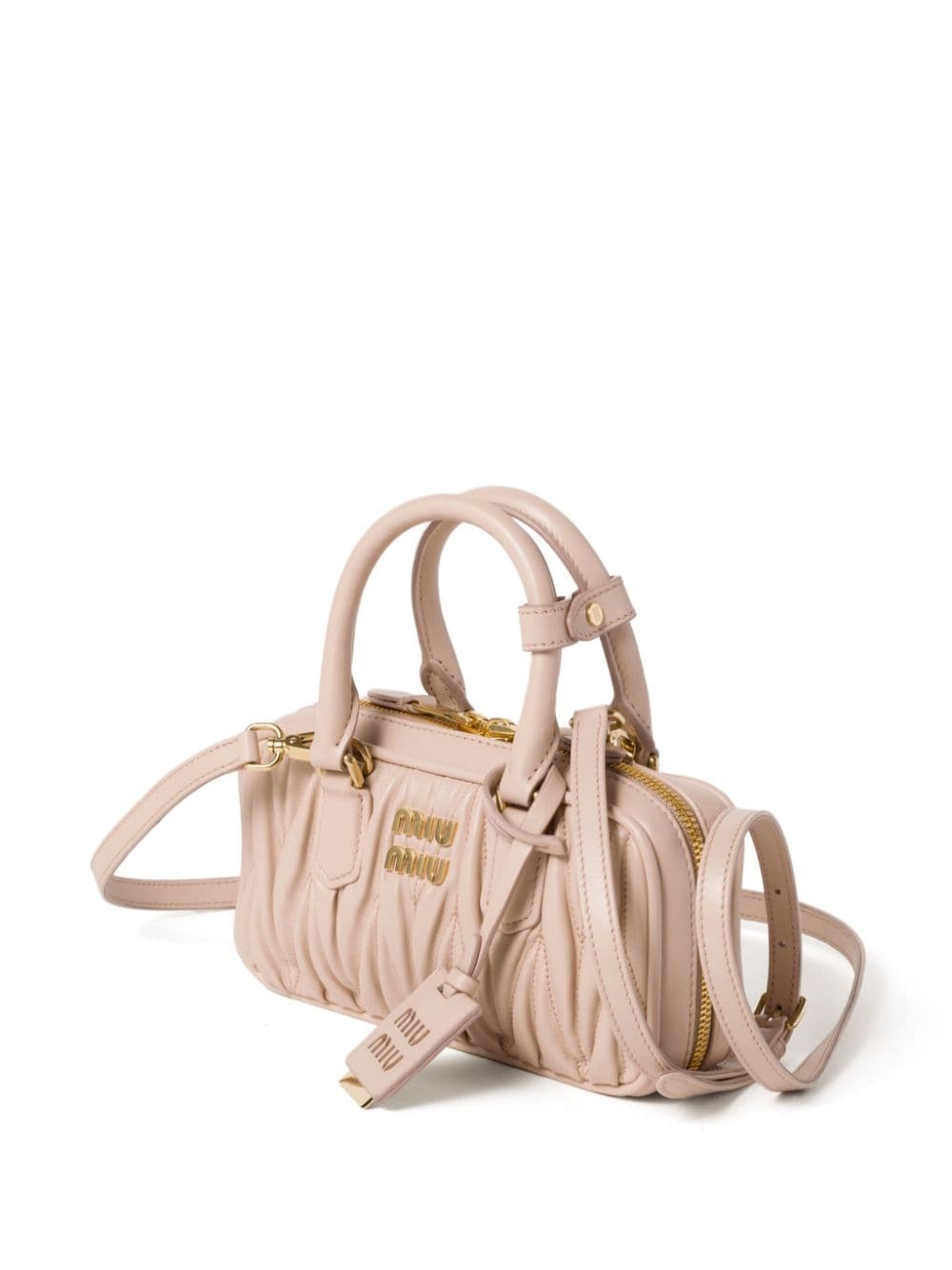 ☆大人気ライン 国内発送☆ miu miu ARCADIE MATELASSE MINI BAG Black Arcadie Matelassé Nappa Leather Mini-bag | Miu Miu