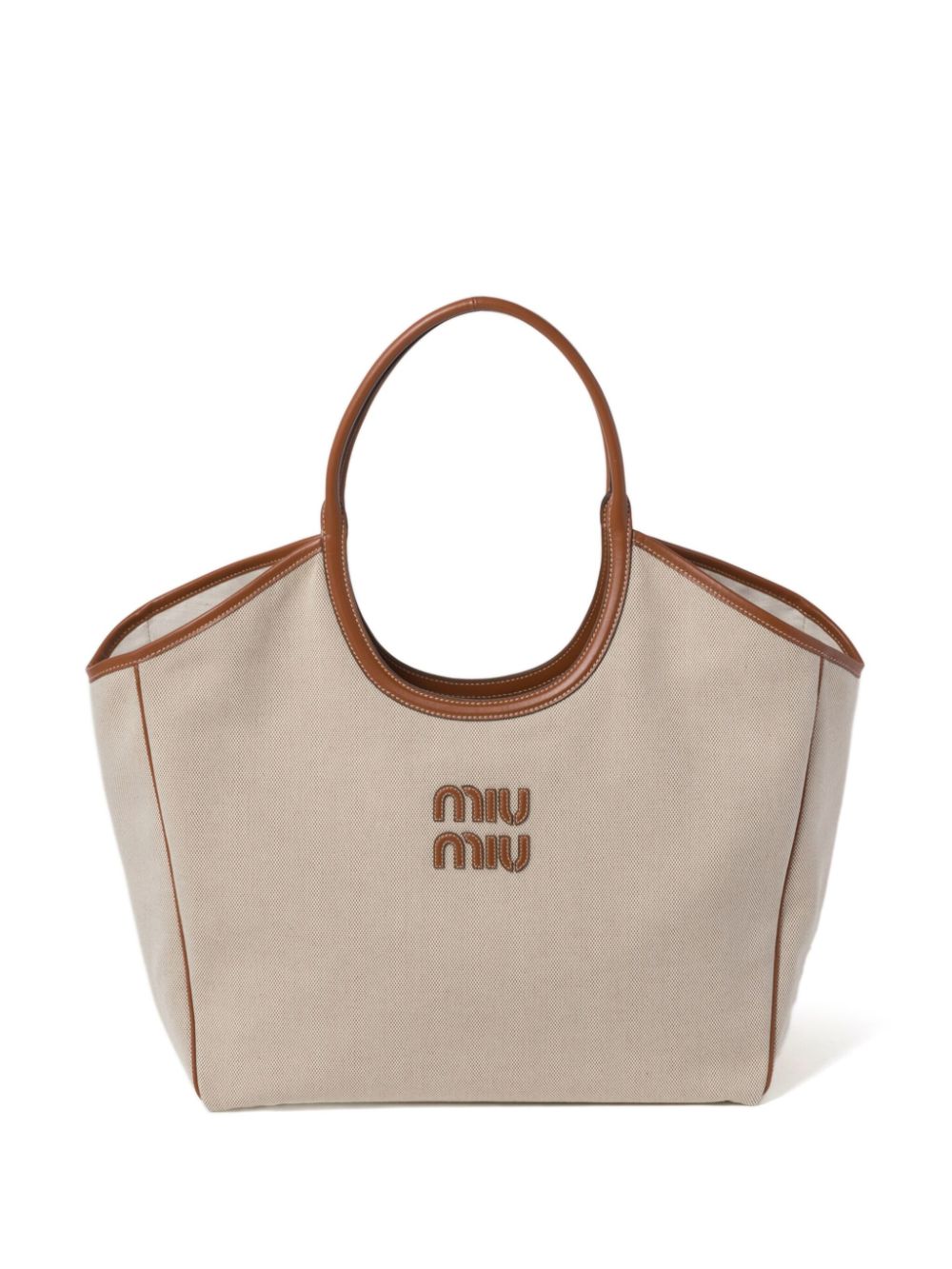 Miu Miu Ivy tote bag - Neutrals za 8 117,00 PLN na Selected by M