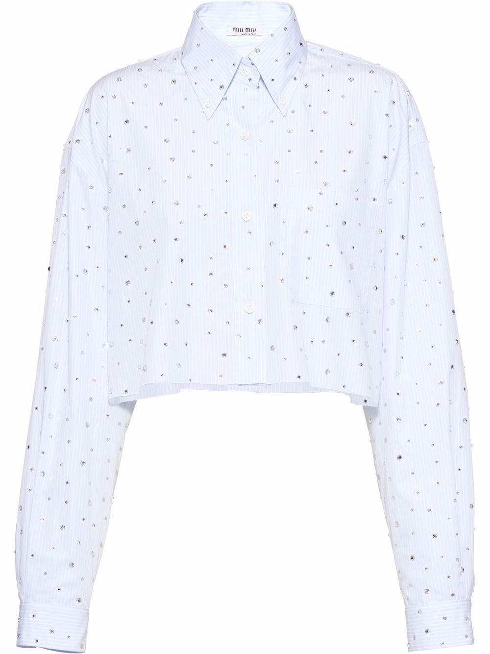 トップス Miu Miu design blouse white 38 32205582-1_2.jpg