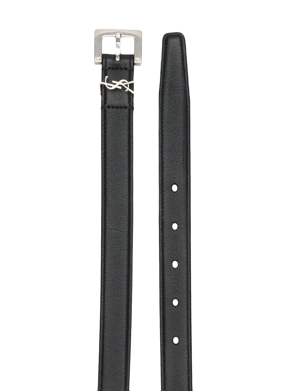 Saint Laurent Monogram square-buckle belt - Black za 1 847