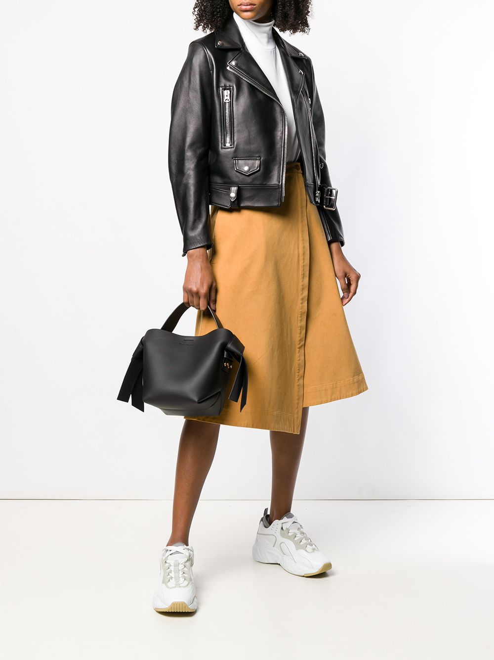 Acne Studios ムスヒミニショルタハック A10226 BLACK Acne Studios - Musubi ショルダーバッグ - ブラック