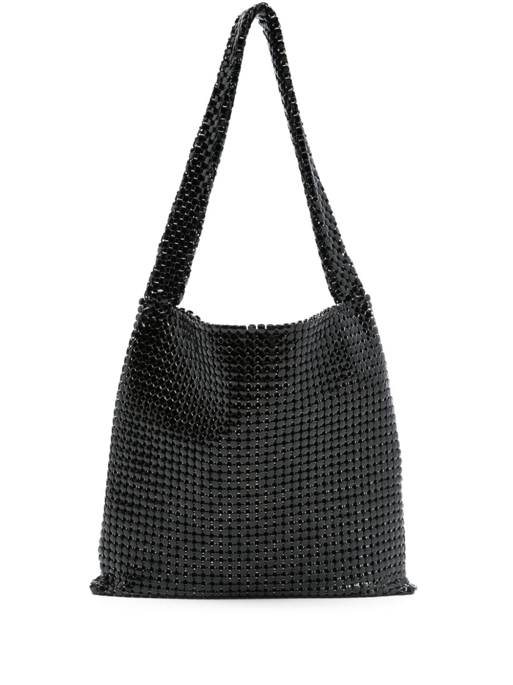 トートバッグ Rabanne Black Small Pixel Chain Bag Rabanne Black Small Pixel Chain Bag in Black | THE LIST