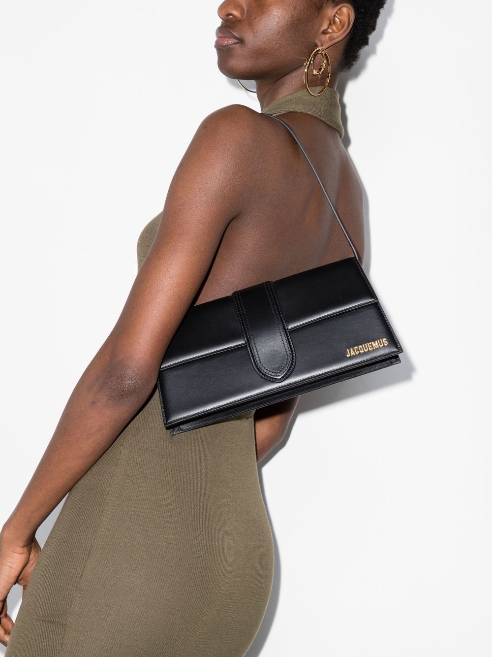 ショルダーバッグ・ポシェット JACQUEMUS 'Le Bambino Long' shoulder bag Black Jacquemus Le Bambino Long shoulder bag - Black za 4 136,00
