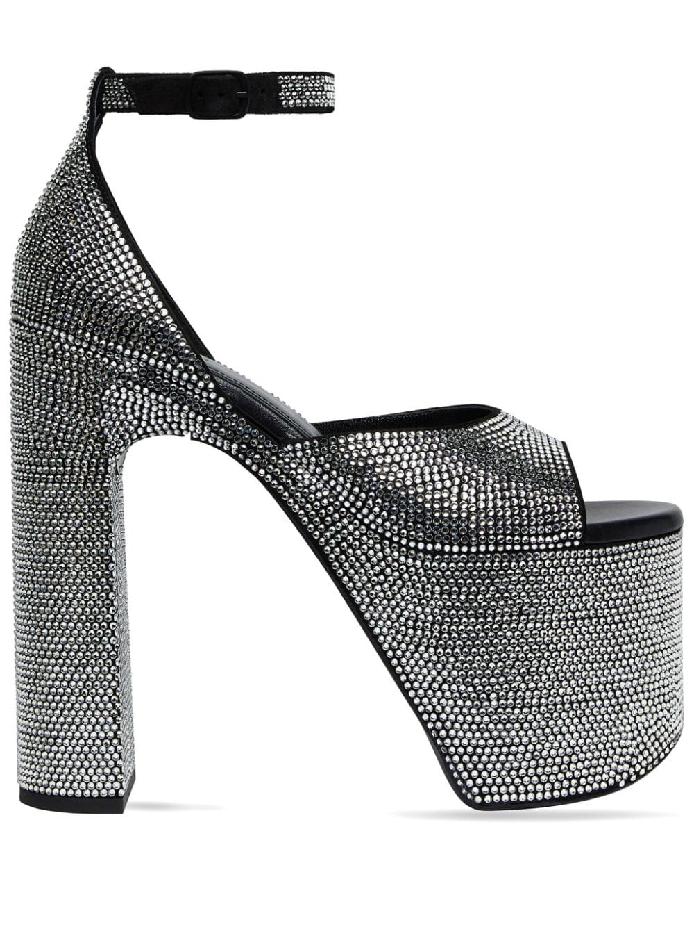 Balenciaga Camden rhinestone-embellished 160 sandals - Black