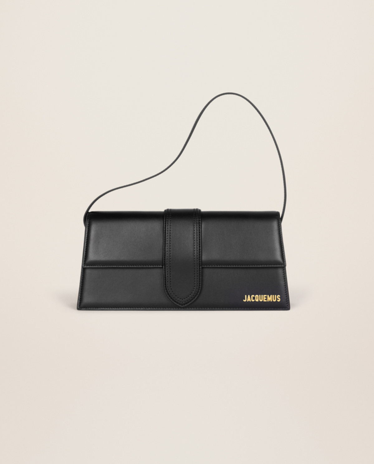 JACQUEMUS - Czarna torebka Le Bambino Long za 3 940,00 PLN