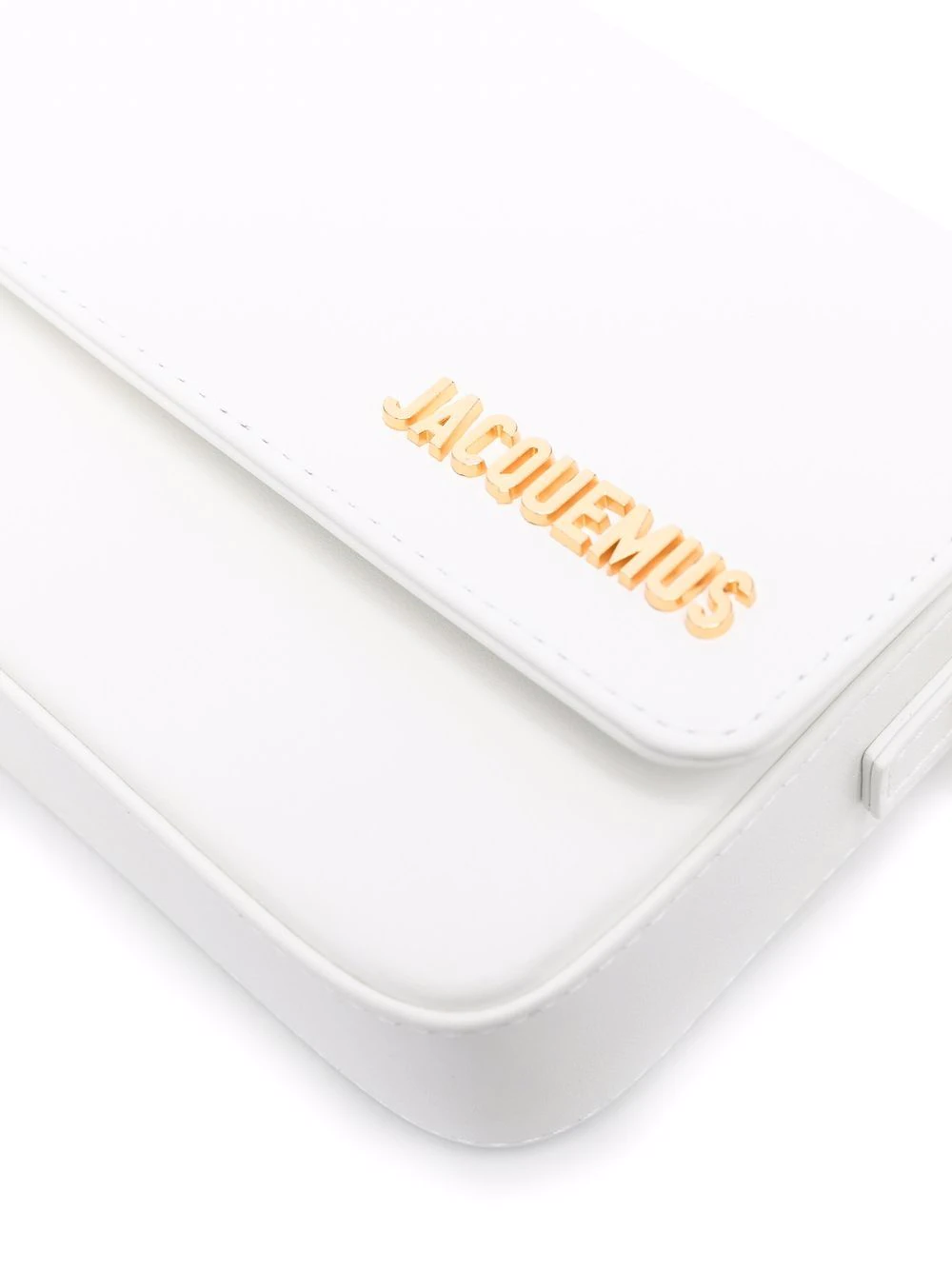 Jacquemus Le Carinu logo-plaque shoulder bag - White za 3