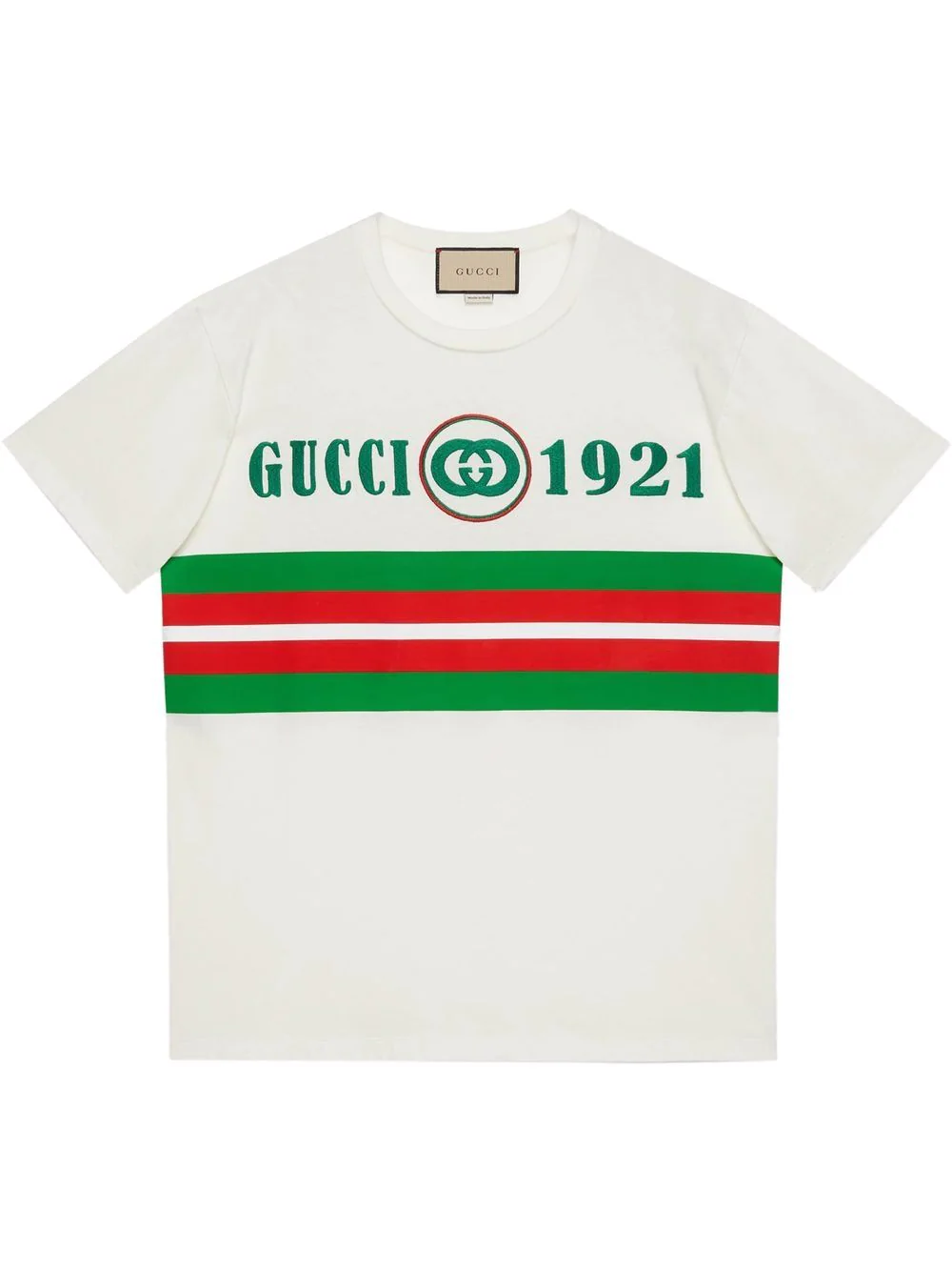 GUCCI ORIGINAL 1921 Tシャツ ホワイト/ネイビー Gucci 3d 1921-print T-shirt in Blue for Men | Lyst