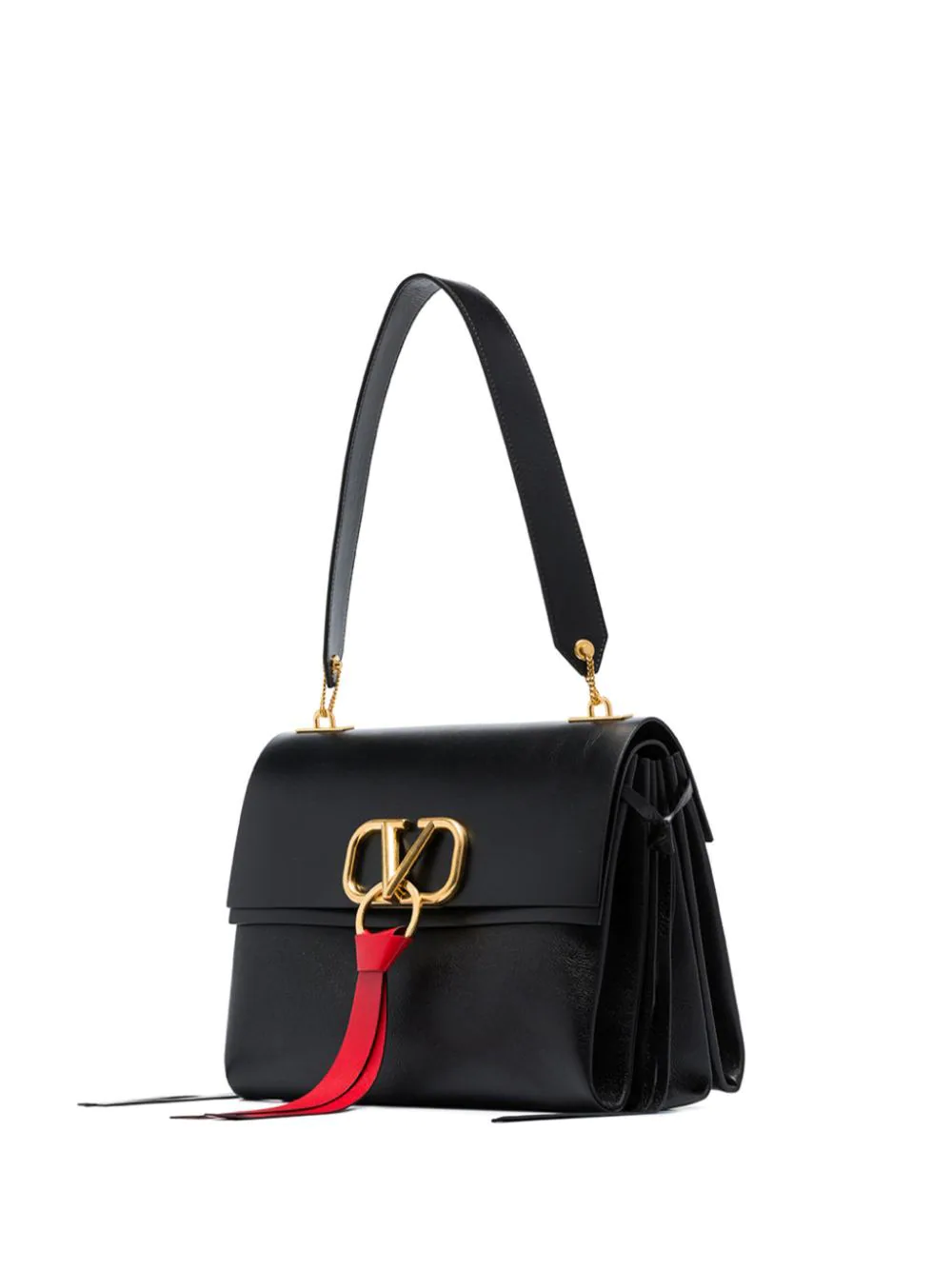 【関税＆送料込み】Valentino Garavani Shoulder Bags Valentino Garavani VLogo Moon shoulder bag for Women - Black